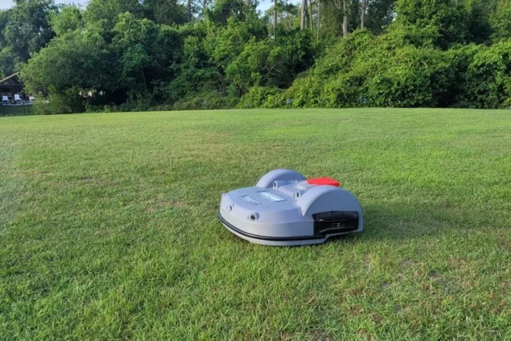 Robotic lawn mowers